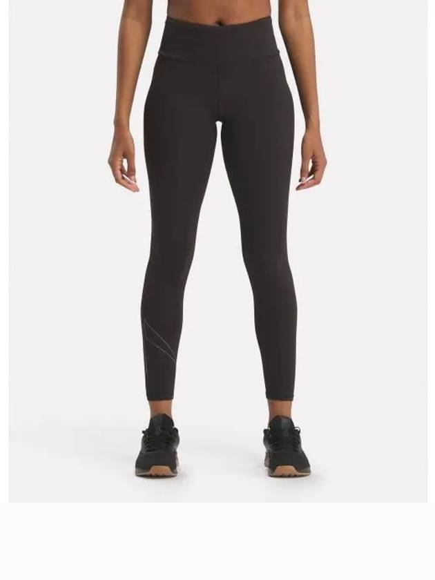 Lux Bold Graphic Leggings Women Black 100075366 - REEBOK - BALAAN 1