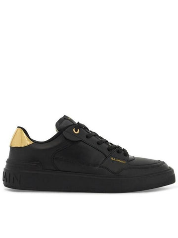 'B-Court Flip' Sneakers With Logo Lettering In Leather Man - BALMAIN - BALAAN 1