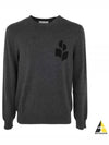 Men's Evans Logo Sweatshirt Grey - ISABEL MARANT - BALAAN 2