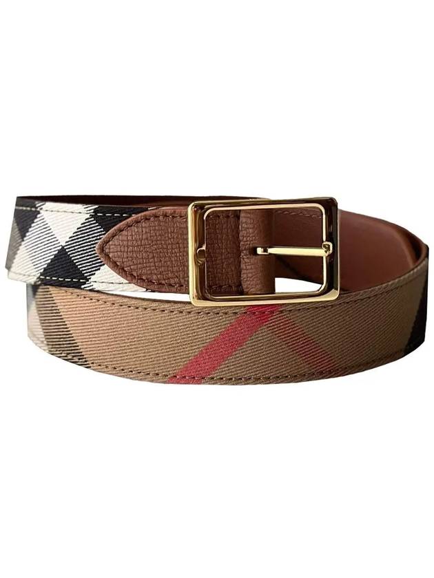 House Check Reversible Belt 80499081 - BURBERRY - BALAAN 1