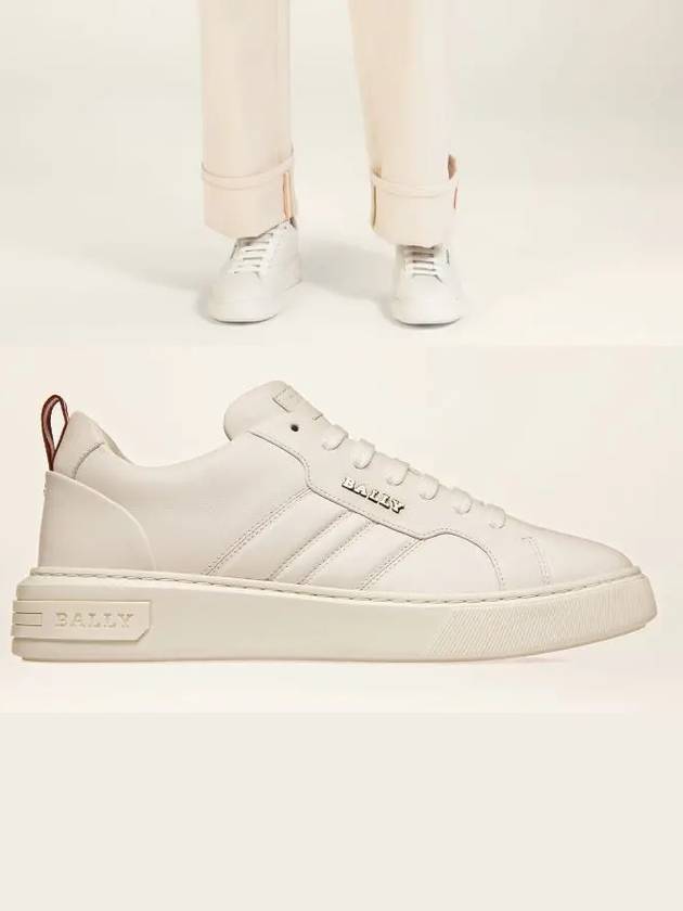 Men's New Maxim Low Top Sneakers MSK075 NA003 U001 White - BALLY - BALAAN 2