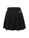 Women s Padded Pleated Skirt IPL4WCU254 BK - IJP DESIGN - BALAAN 3