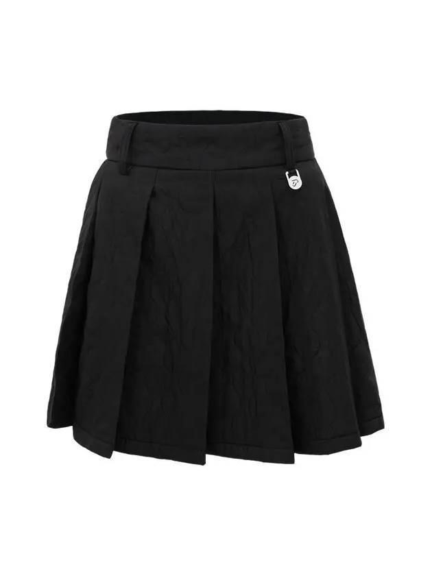 Women s Padded Pleated Skirt IPL4WCU254 BK - IJP DESIGN - BALAAN 3