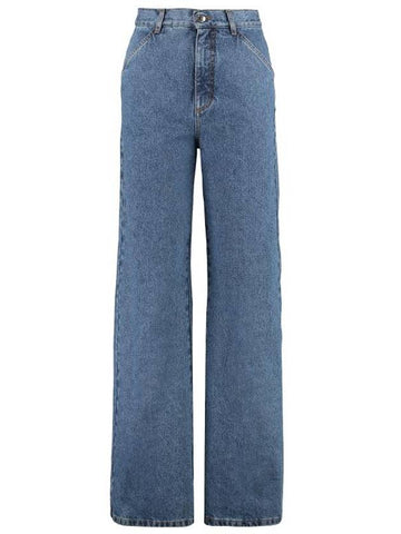 Flared Jeans Blue - CHLOE - BALAAN 1