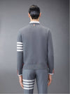 4 Bar Armband Milano Stitch Knit Top Mid Grey - THOM BROWNE - BALAAN 8