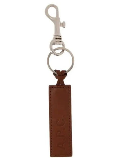 Logo Leather Key Holder Brown - A.P.C. - BALAAN 2