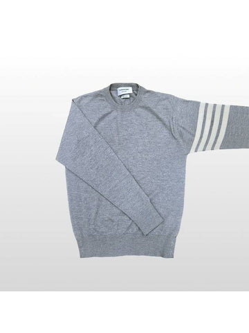 Thom Browne diagonal armband classic sweatshirt size 2 Korea 90 MKA002A - THOM BROWNE - BALAAN 1