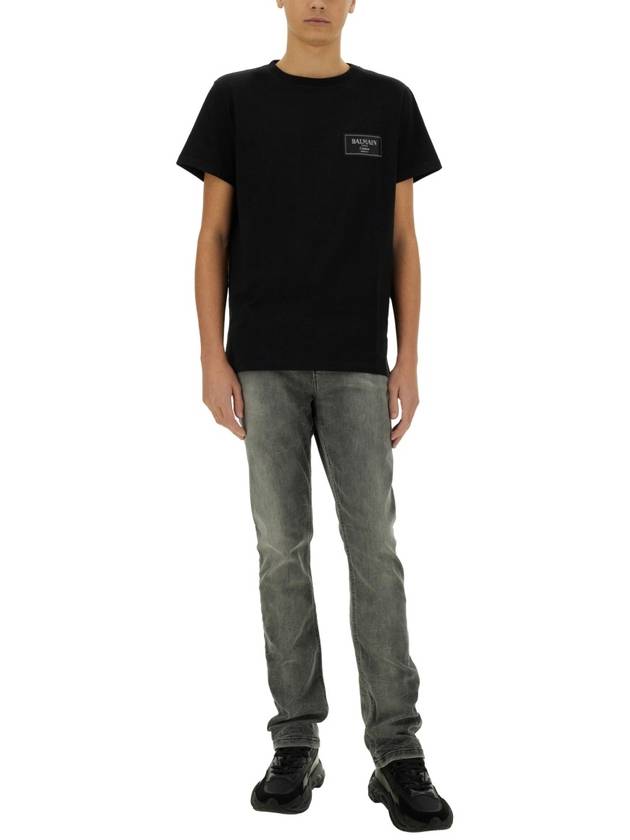 T-SHIRT WITH LOGO - BALMAIN - BALAAN 4