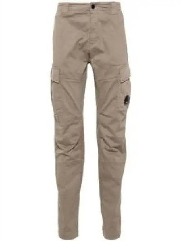 Stretch Sateen Ergonomic Lens Double Cargo Straight Pants Beige - CP COMPANY - BALAAN 2