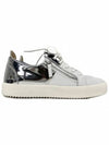 RS80053 003 Metallic Women Sneakers Silver - GIUSEPPE ZANOTTI - BALAAN 1