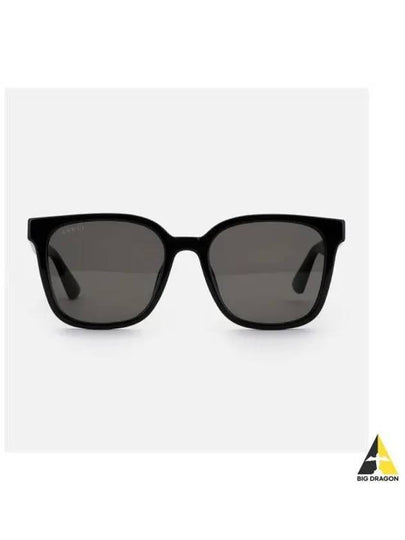 Eyewear Square Oversized Horn-Rimmed Sunglasses Black - GUCCI - BALAAN 2