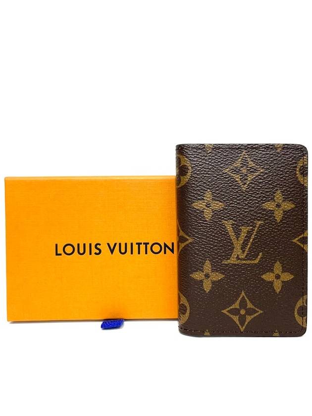 Pocket Organizer Monogram Card Wallet Brown - LOUIS VUITTON - BALAAN 2