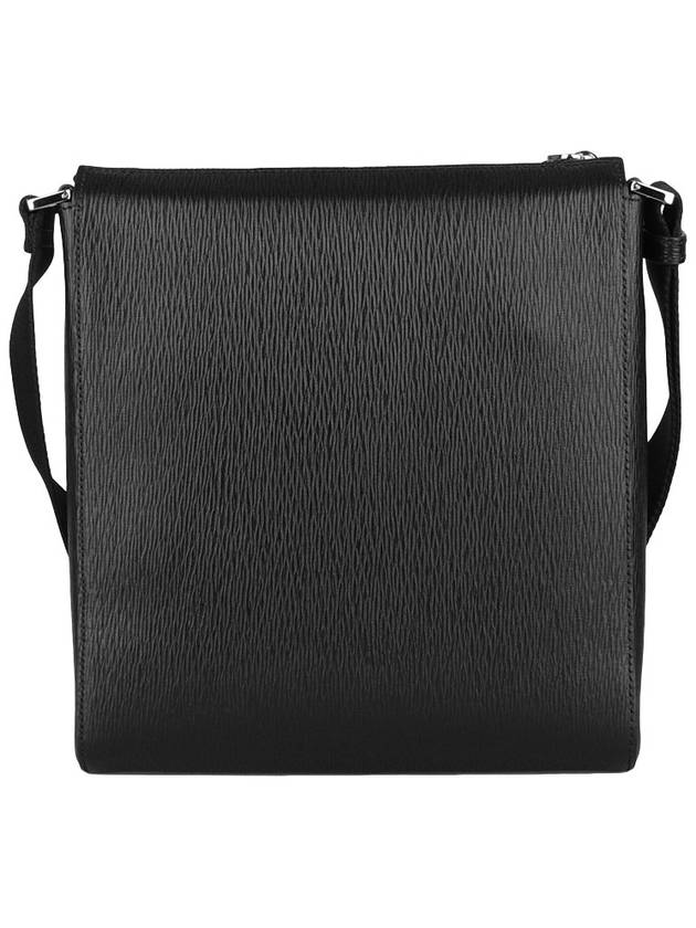 Men's Gancini Cross Bag Black - SALVATORE FERRAGAMO - BALAAN 6