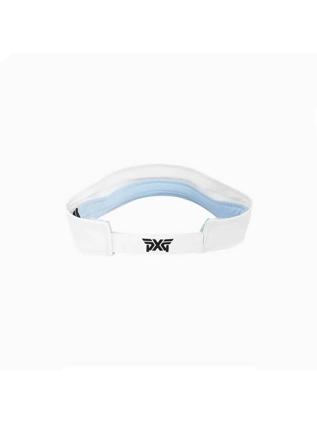 Men Women Golf Hat Faceted Sports Visor White New Logo - PXG - BALAAN 3