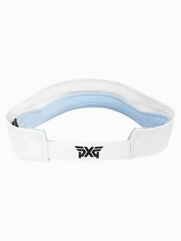 Men Women Golf Hat Faceted Sports Visor White New Logo - PXG - BALAAN 3