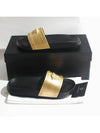 Greca Medusa Band Slide Slippers Gold - VERSACE - BALAAN.