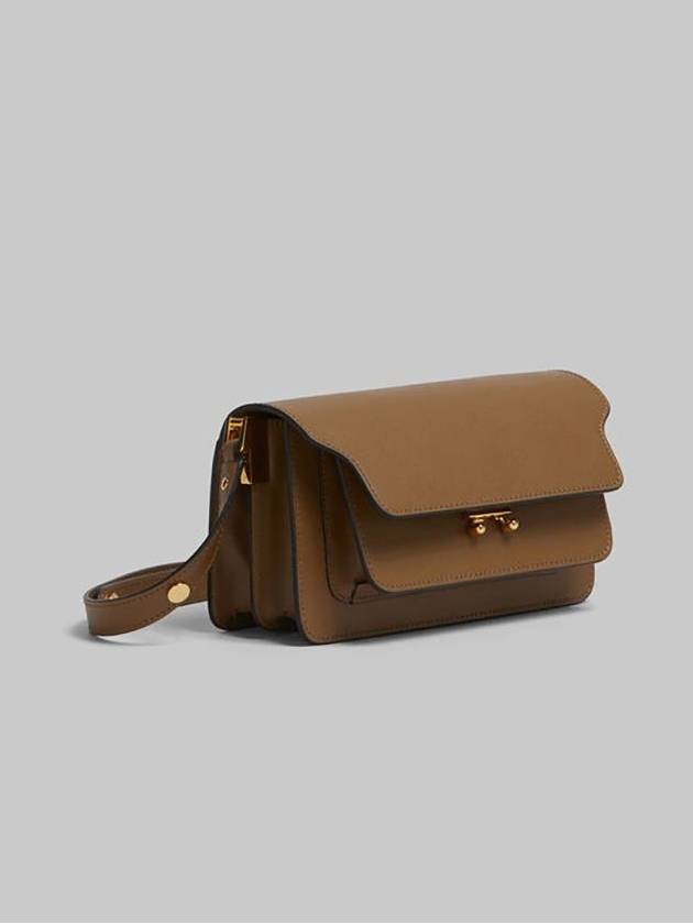 Trunk East West Shoulder Bag Brown - MARNI - BALAAN 3