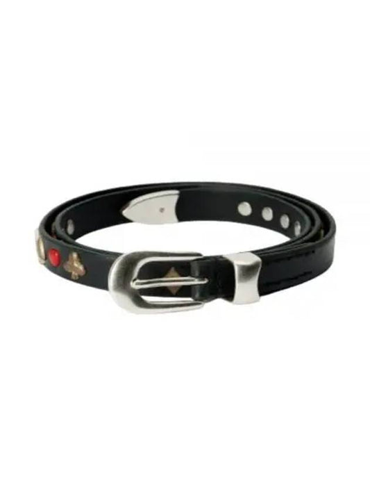 2cm guard deck bridle leather belt black - OUR LEGACY - BALAAN 2