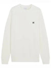 Grey Fox Head Patch Classic Sweatshirt White - MAISON KITSUNE - BALAAN 2