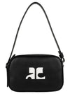 Camera Slim Leather Shoulder Bag Black - COURREGES - BALAAN 2