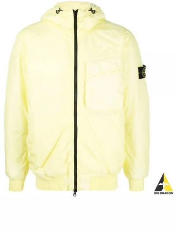 Wappen Patch Hooded Jacket Lemon 771540723 - STONE ISLAND - BALAAN 1