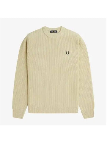 Fred Perry Sharp Textured Lambswool Knit 691 AFPM2336539 - FRED PERRY - BALAAN 1