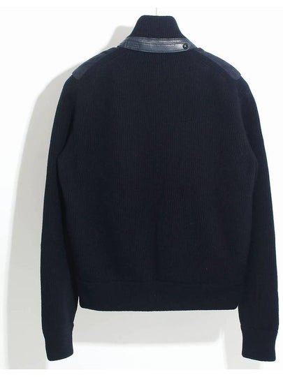 Suede Wool Cashmere Knit Padding Navy KZF004 YMW061F24 HB800 - TOM FORD - BALAAN 2