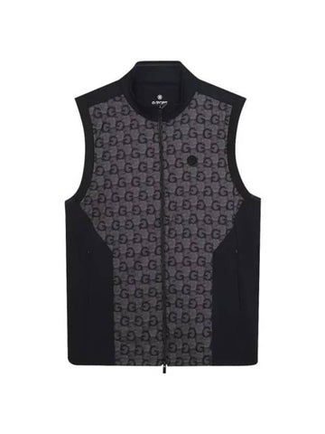 Golf PERFORMER G'S NYLON SLIM FIT VEST G4MA23O49A ONYX Men's Performer Nylon Slim Fit Vest - G/FORE - BALAAN 1