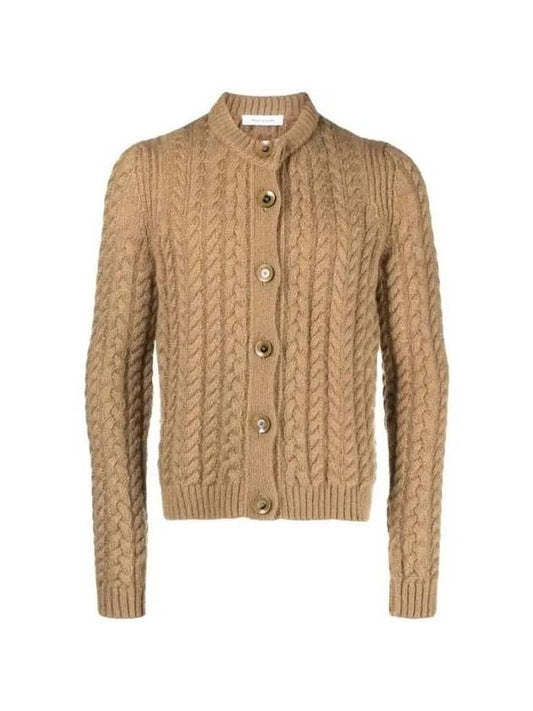 Wales Bonner cable knit cardigan UA23KN04 KN02800 - WALES BONNER - BALAAN 1