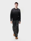 Gradient cotton crewneck knit top black - LOUIS VUITTON - BALAAN 2