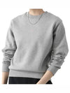 Boxy Micro Logo Sweatshirt Grey - A.P.C. - BALAAN 2