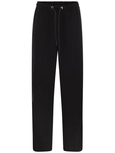 Women's Logo Satin Sweat Track Pants Black - MONCLER - BALAAN 2