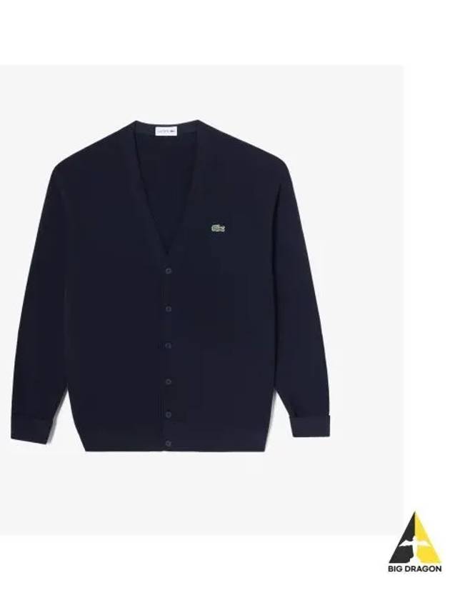 Men s Rings Cardigan Navy - LACOSTE - BALAAN 1