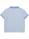 Striped String Collar T-Shirt Women SKY - 20THHOLE - BALAAN 3