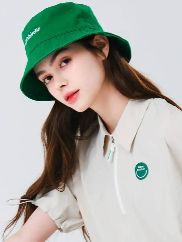 Script color bucket hat GREEN - MONBIRDIE GOLF - BALAAN 7