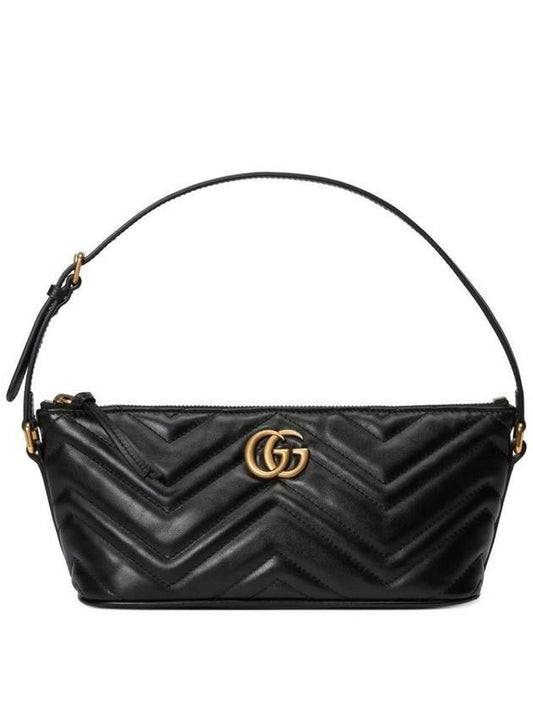 GG Marmont Shoulder Bag Black - GUCCI - BALAAN 1