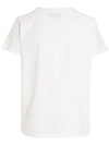 Item Logo Crew Neck Short Sleeve T-Shirt White - A.P.C. - BALAAN 4