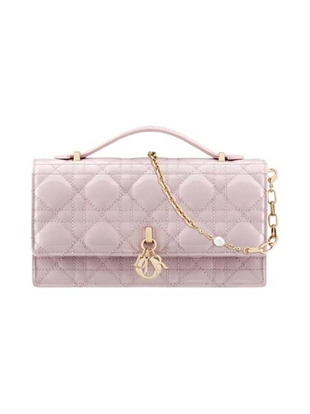 Miss Cannage Lambskin Mini Bag Pale Pink - DIOR - BALAAN 1