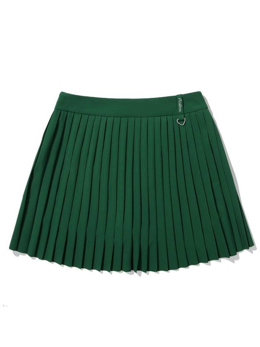 Unbalanced pleated skirt GREEN WOMAN - MALBON GOLF - BALAAN 2