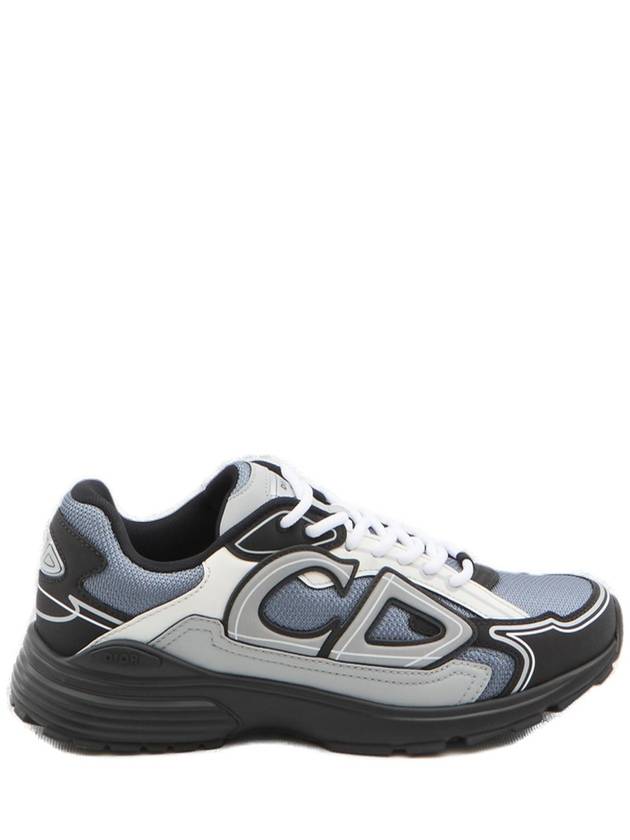 B30 Mesh Technical Fabric Low-Top Sneakers Blue Gray Black - DIOR - BALAAN 2