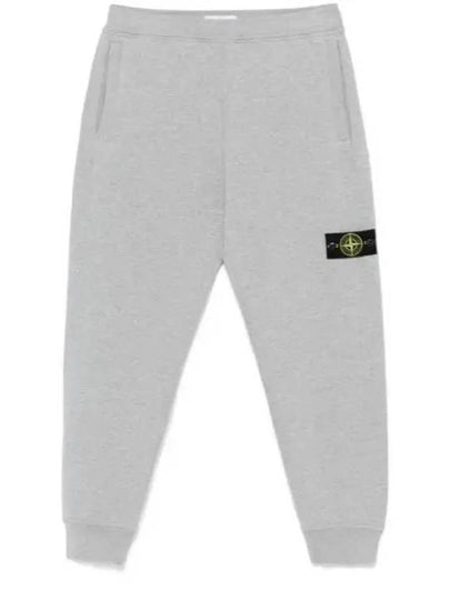 Signature Wappen Patch Cotton Baggy Pants Grey - STONE ISLAND - BALAAN 2