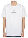 Men's Metropolis Logo Graphic Short Sleeve T-Shirt White - CP COMPANY - BALAAN 2