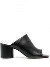 Women's Mule Sandals Heel Black - MAISON MARGIELA - BALAAN.