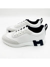 Bouncing Sneakers Calfskin Suede Goatskin Blanc - HERMES - BALAAN 6