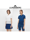 Short-sleeved T-shirt, white golf wear, same-day shipping, mesh golf top, polo, cost reduction - J.LINDEBERG - BALAAN 1