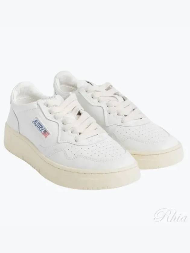 Medalist Leather Low Top Sneakers White - AUTRY - BALAAN 2