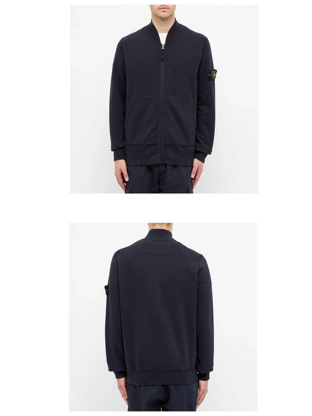 Waffen Patch Zip-up Jacket Navy - STONE ISLAND - BALAAN 6