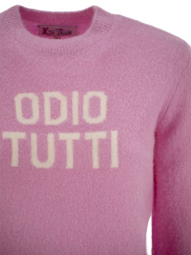 Wool and alpaca blend sweater with embroidery ODIO TUTTI - MC 2 SAINT BARTH - BALAAN 4