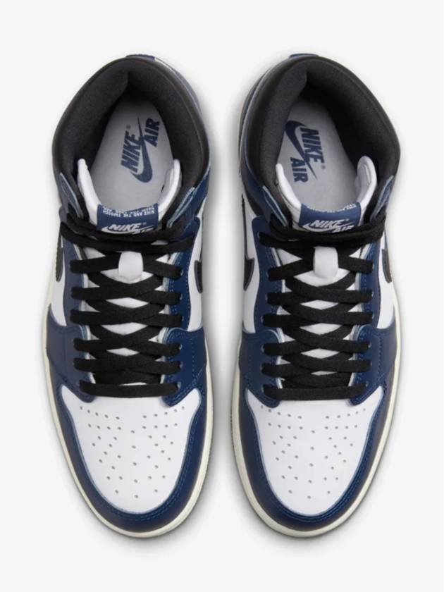 Air 1 Retro High Top Sneakers Midnight Navy - JORDAN - BALAAN 5