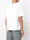 Cotton Oversized Pocket Short Sleeve T-Shirt White - THOM BROWNE - BALAAN 4